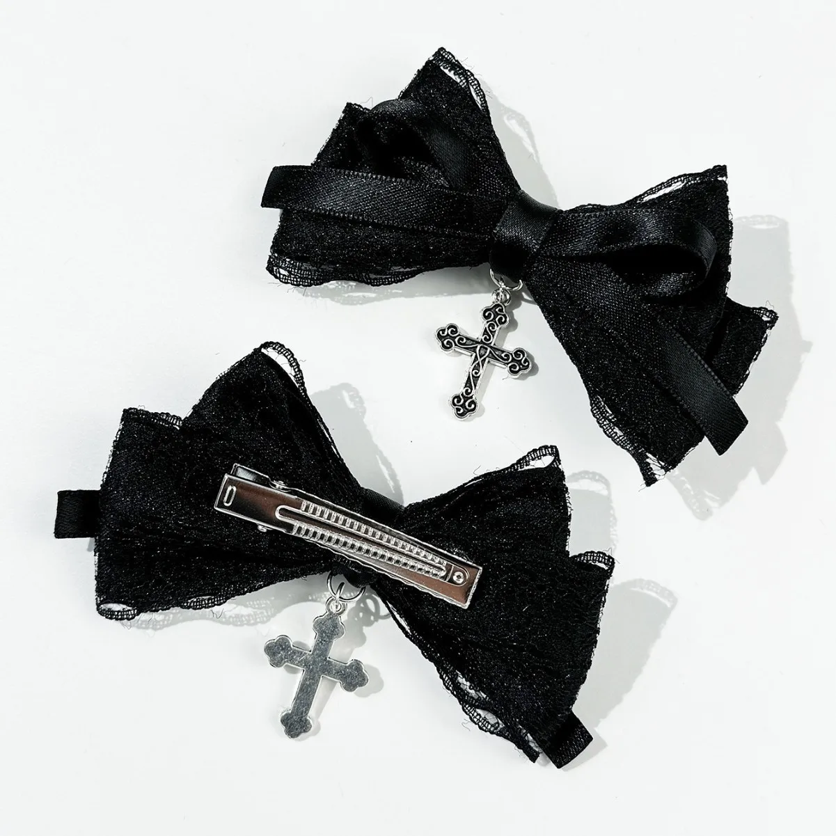 2pcs Ladies' Gothic Style Fashion Street Exquisite Hair Accessories Hair Clips Top Clips Versatile Dressing Hair Accessories image 3