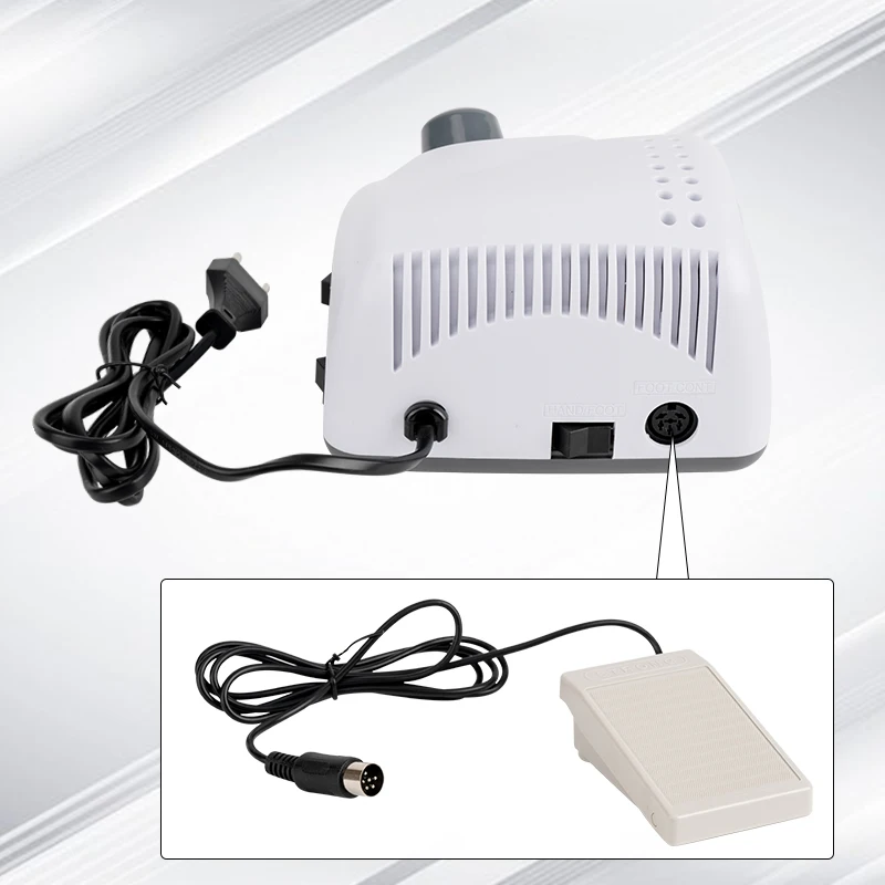 Nail Enhancement Instrument: Quick Armor Removal, Low Noise, Ideal for Manicure, Polishing & Exfoliation,  Multiple drill bits