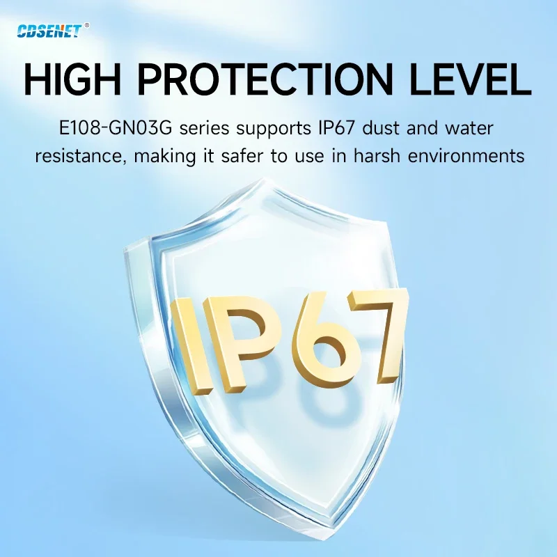 BDS/GPS/GLONASS GNSS Positioning Module AT6558R RS232/RS485/TTL CDSENET E108-GN03G Low Power IP67 Waterproof LNA Ceramic Antenna