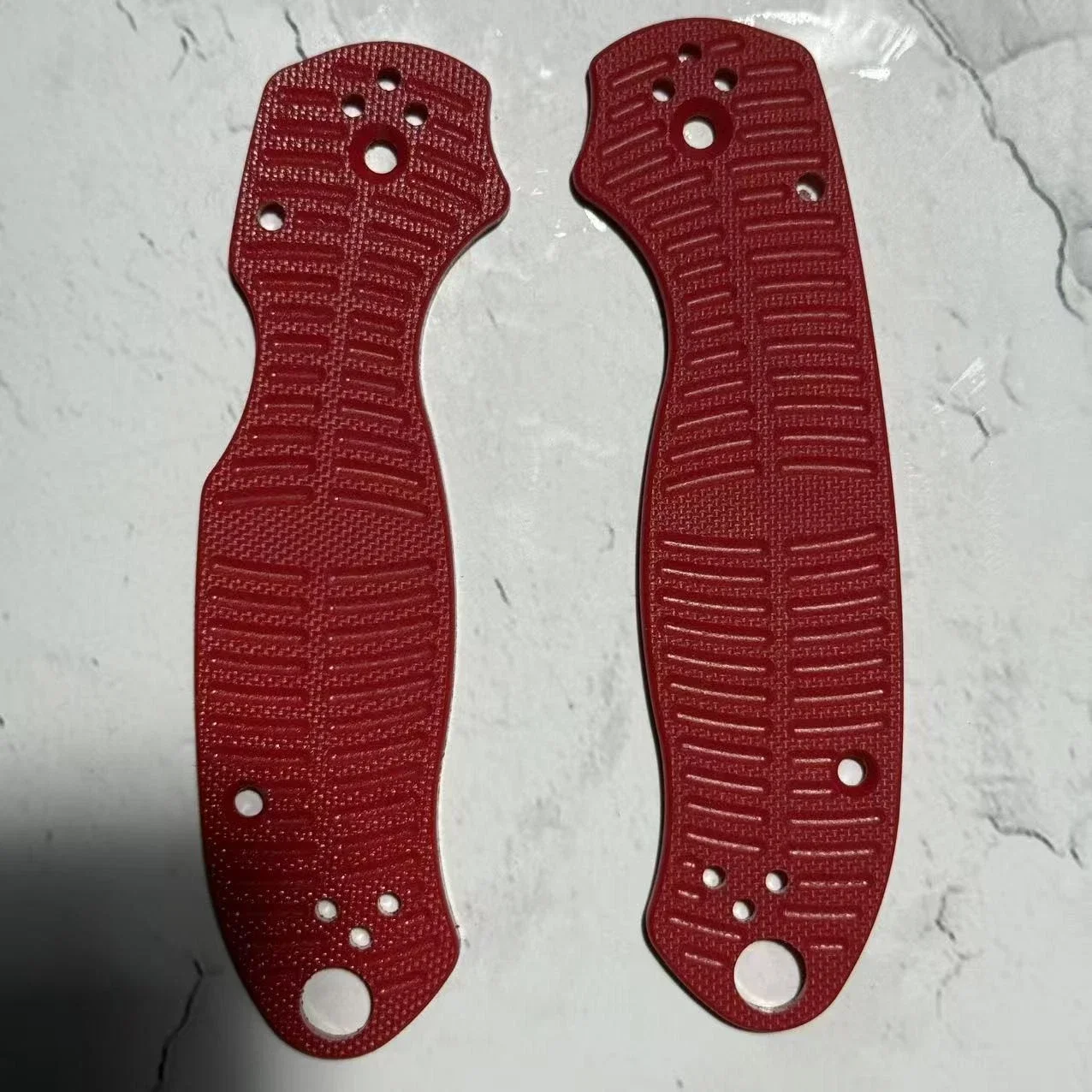 

1 пара весов с ручкой ножа G10 на заказ для ножей Spyderco C223 Para3