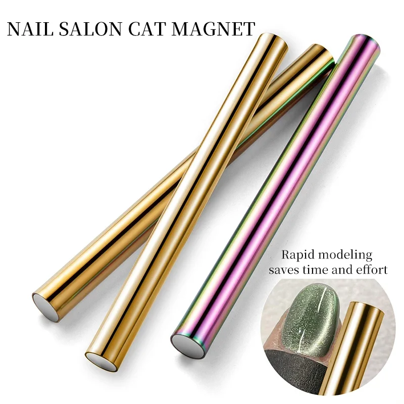 1 Stuks Sterke Kat Magnetische Stick Uv Gel Polish Lak Nagels Multifunctionele Salon Kattenmagneet Pen Gel Manicure Tool