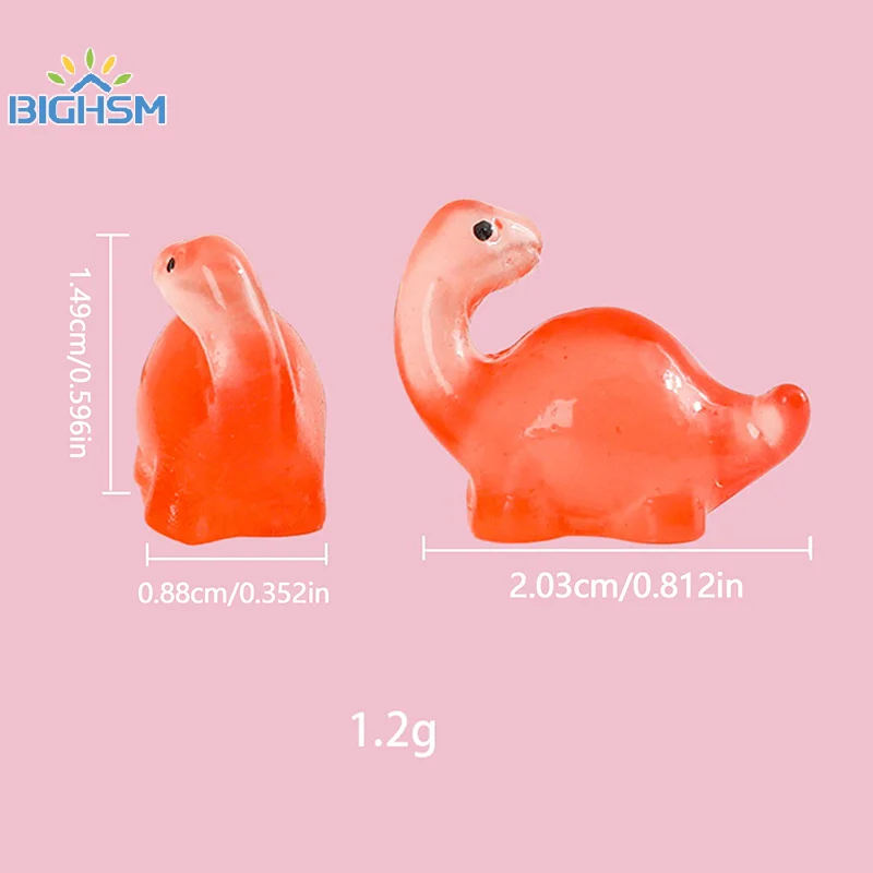 DIY Handmade Luminous Long -necked Dragon Resin Micro Landscape Ornament Shoots Props Micro Landscape Ornaments Home Accessori