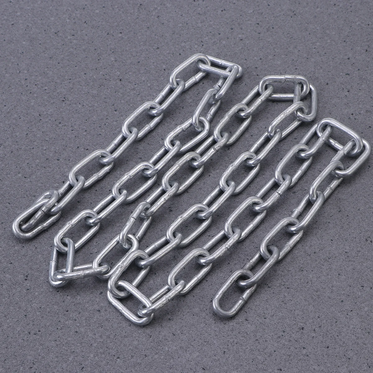 

1 Meter Zinc Plated Coil Chain 3mm Diameter Multipurpose Utility Link Chain for Towing Hanging Logging Agriculture Farm Use