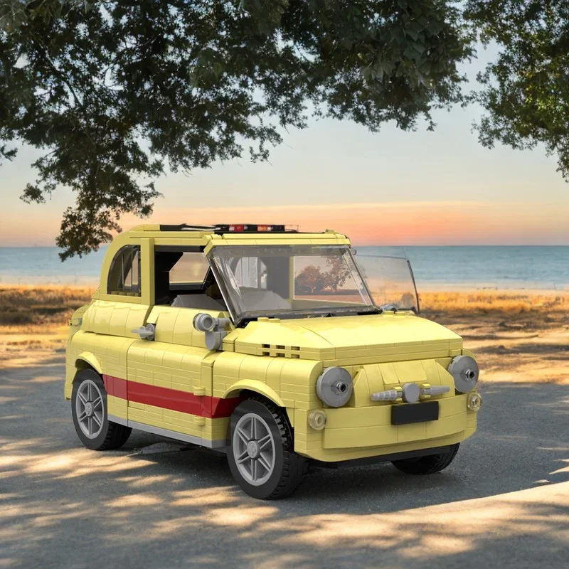 918 個フィアット SS アバルト Mod Creatored モデルビルディングブロック建設クリエイティブおもちゃレンガクリスマスギフト子供の誕生日プレゼント