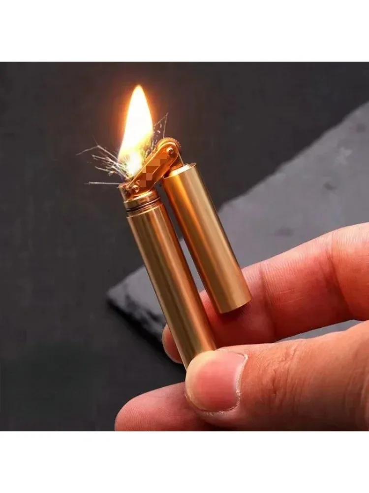 Briquet à Double bâton créatif et inhabituel, pliable pour un transport pratique, cadeau exquis pour hommes, nouvelle collection 2025
