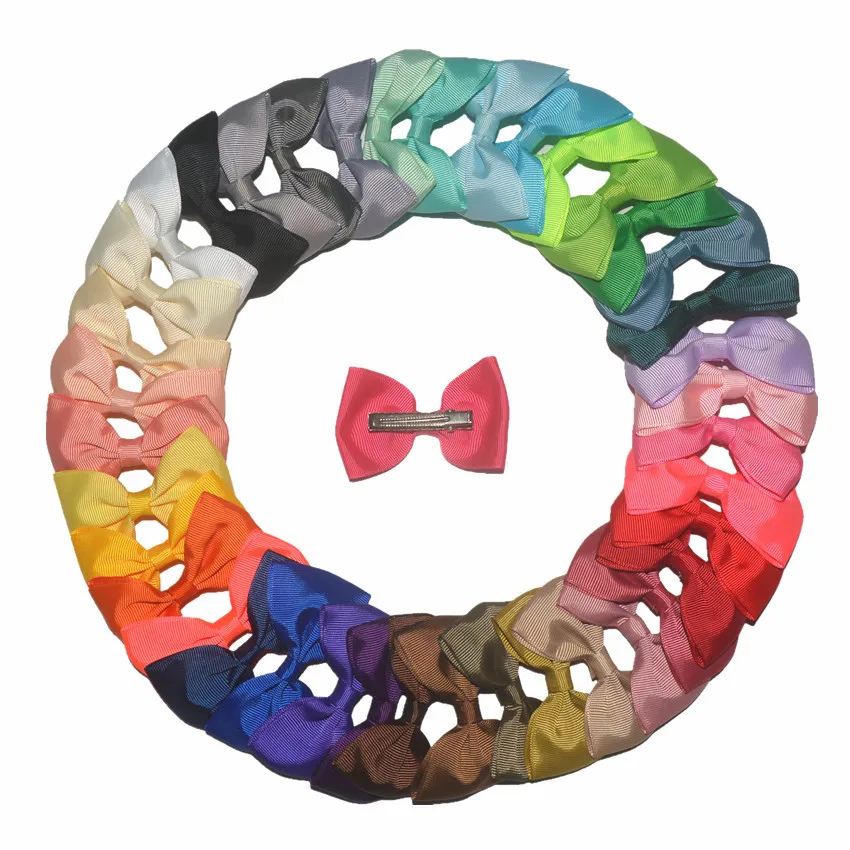 

Bow Tie Bow Tiara Ribbed Ribbon Girl Hairpin Children's Headclip Wholesale 300 Pcs
