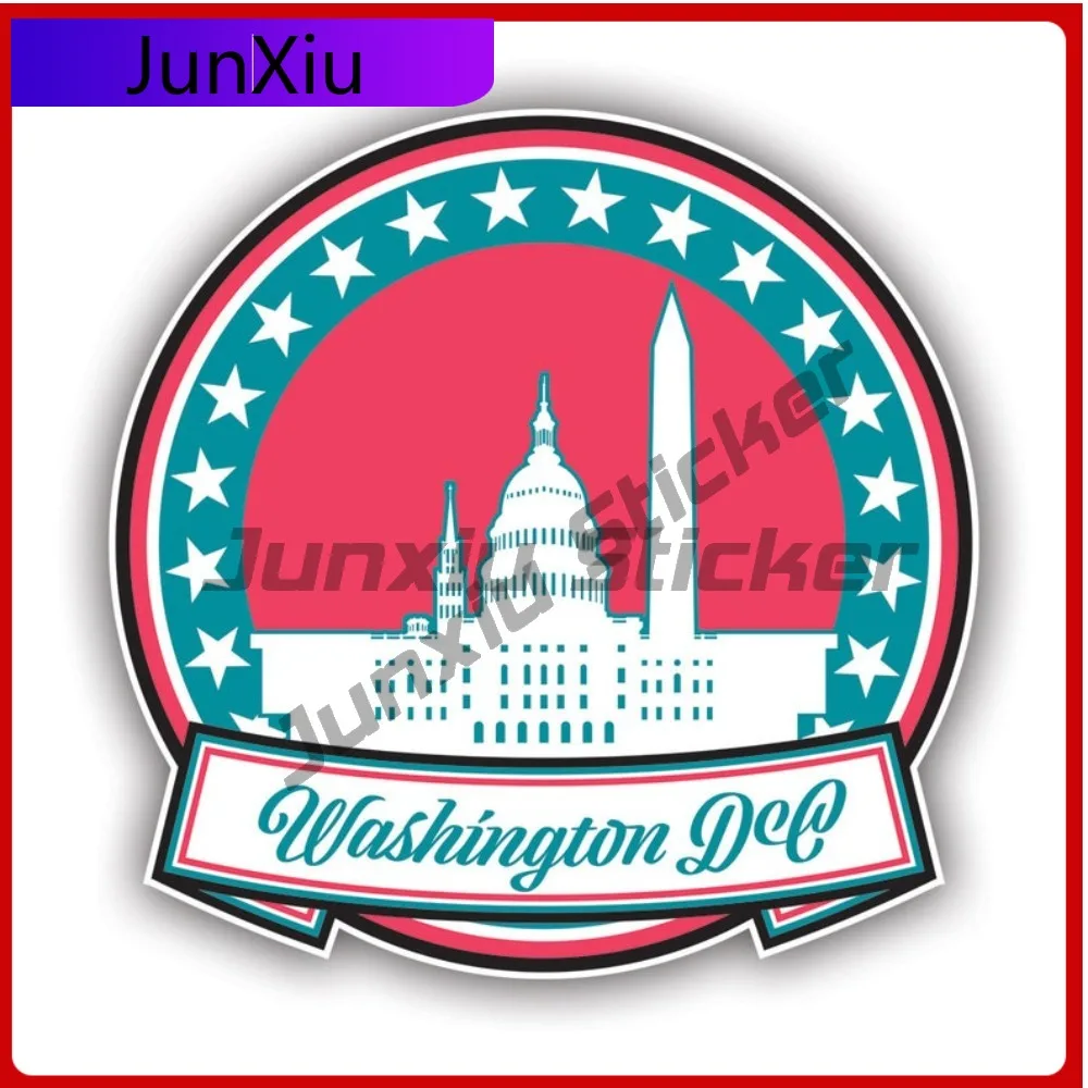 

Washington Dc Stickerwaterproof Outdoor Decalsnations Capital Cool Car Waterproof Vinyl Decal For Suvs Outdoor Decor Outdoor