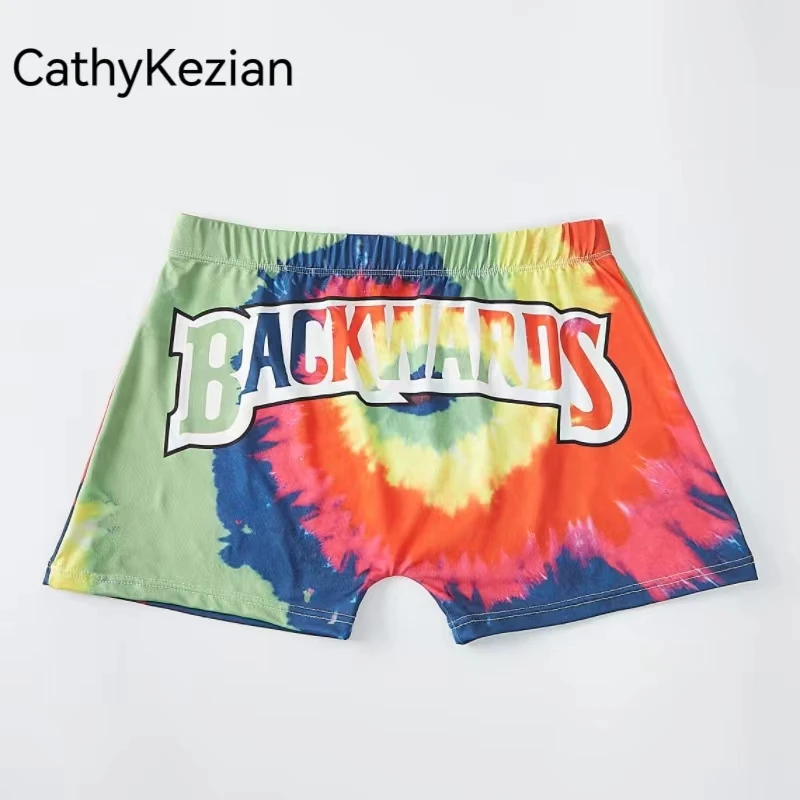 Women Shorts Sleep Bottoms Pajamas Boxers S M L Letter Printing Painted Design Casual Sports Fitness Sleep Soft Breathable