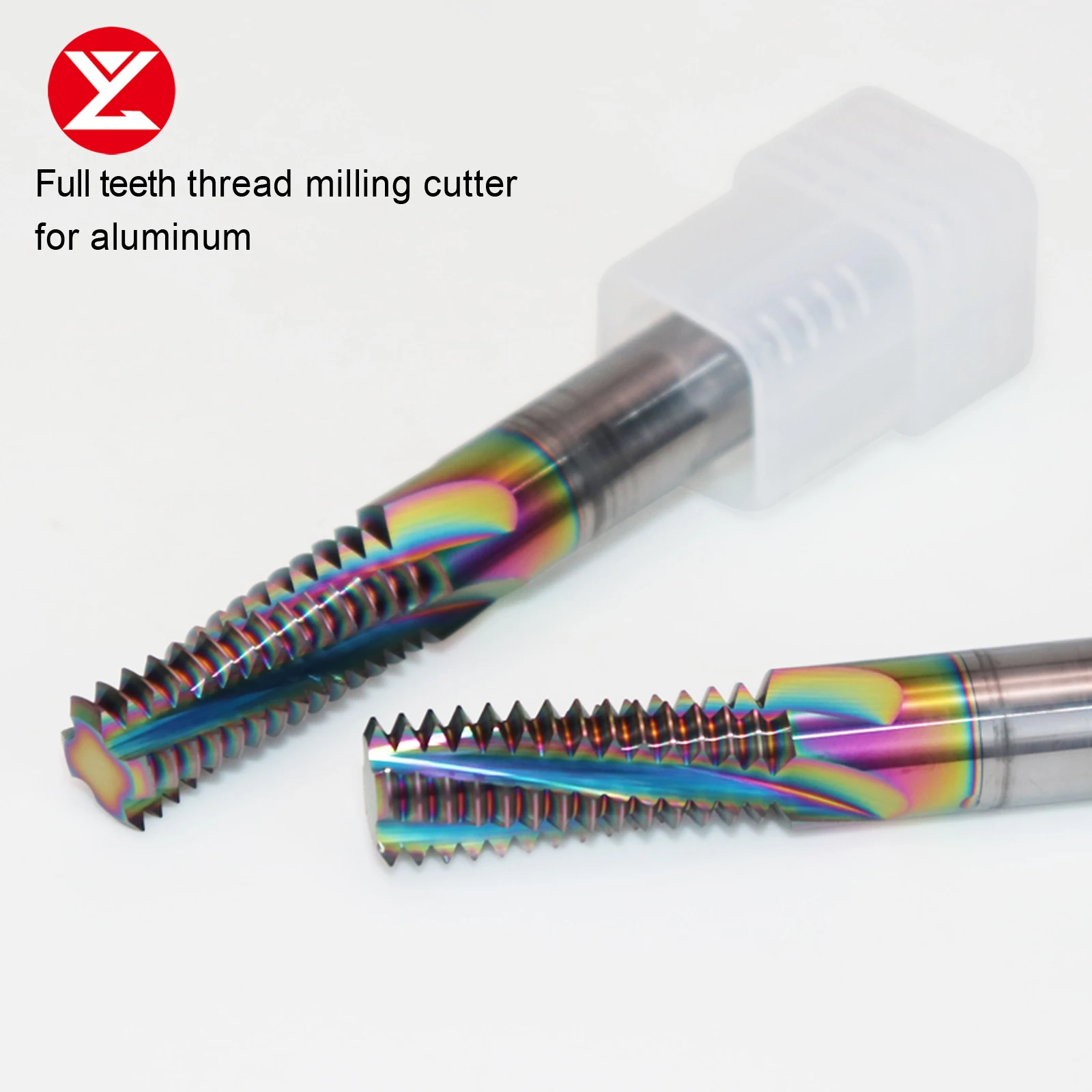 CNC Solid Carbide Full Thread Milling Cutter For Aluminum DLC coat M1.6 M2 M2.5 M3 M4 M5 M8 M10 M12 M14 M16 Tungsten Steel Tools