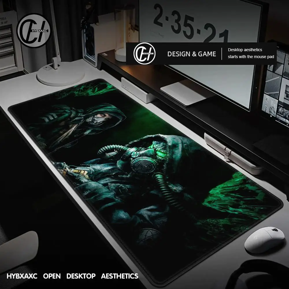

Stalker 2 Large Gaming Mouse Pad Computer Laptop Rupper Keyboard Pad Desk Mat PC Gamer Mouse Mat XXL Office Mouse pad