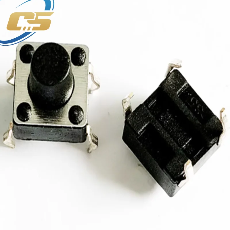 مفاتيح دفع عن طريق اللمس ، مفاتيح زر DIP-4 ، 6x x 6 ، 6x6x x 57mm ، 6x5x6x-6x6x15mm ، في كل قطعة
