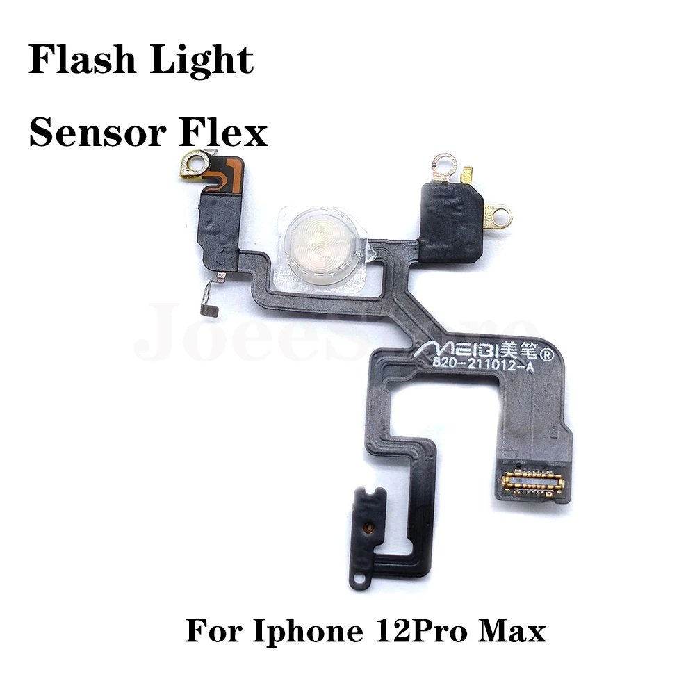 JoeeStore-Sensor de luz de Flash ambiental de distancia de proximidad, Cable flexible LED para iPhone 13, 12 Pro Max, 12 Mini, piezas de reparación,