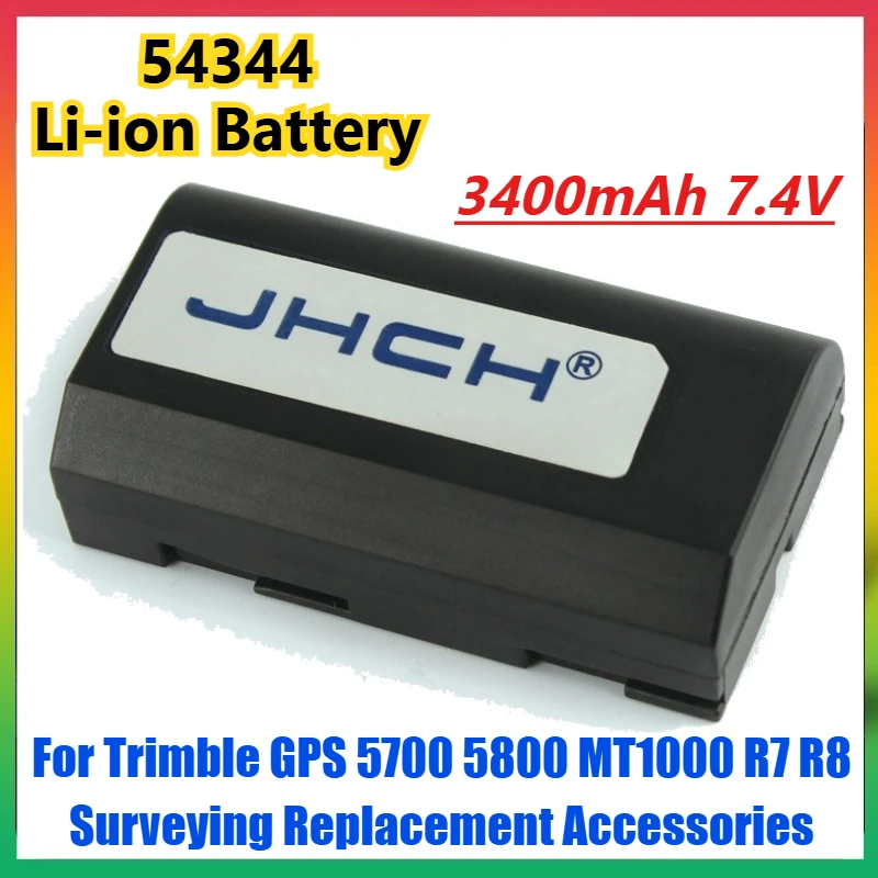 

3400mAh 7.4V Zero Cycle 54344 Rechargeable Battery for Trimble GPS 5700 5800 MT1000 R7 R8 Surveying Replacement Accessories