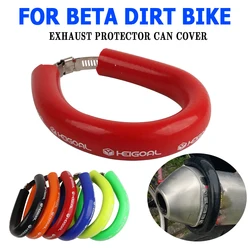 Motorcycle Silicone Exhaust Protector Can Cover For BETA RR-S RRS RS 2T 4T 125 200 250 300 350 390 430 450 480 498 Enduro Racing