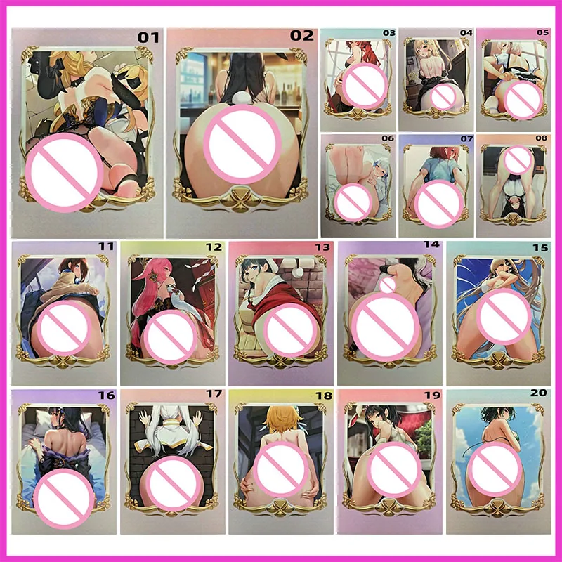 Tarjeta coleccionable PR rara de la historia de la diosa del Anime Kamisato Ayaka Nakano Miku Yae Miko Frieren Fubuki juguetes para niños regalo de cumpleaños