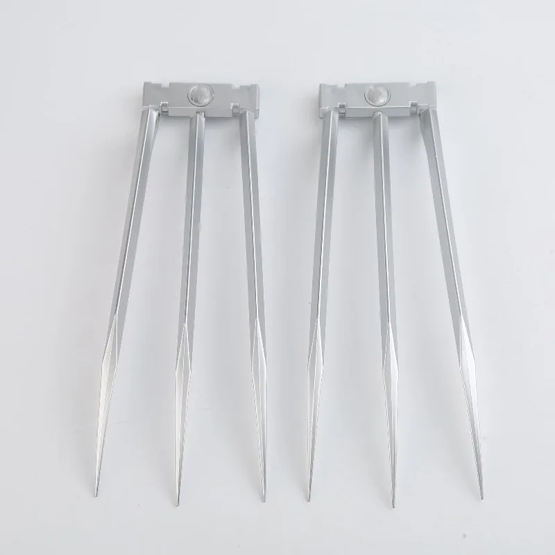 Artigli di lupo mannaro in metallo Plastica ABS Manici per armi da superero Artigli fantasy Bomboniere di ruolo Puntelli per costumi cosplay per adulti Bambini