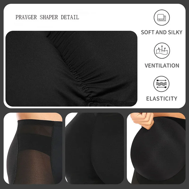 Butt Lifter Shaper Men Hip Panties Padded Underwear Summer Breathable Booty Enhancer