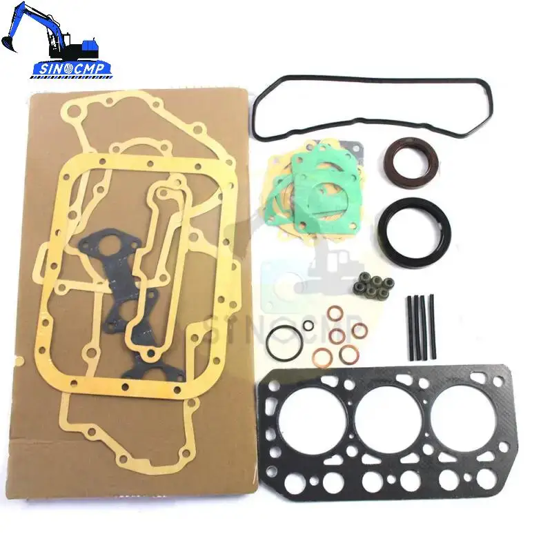 MM408445 MM408453 K3D Diesel Engine Overhaul Gasket Kit For Mitsubishi Iseki TU170F  TU177 Compact Tractor 912D 912M 1002D