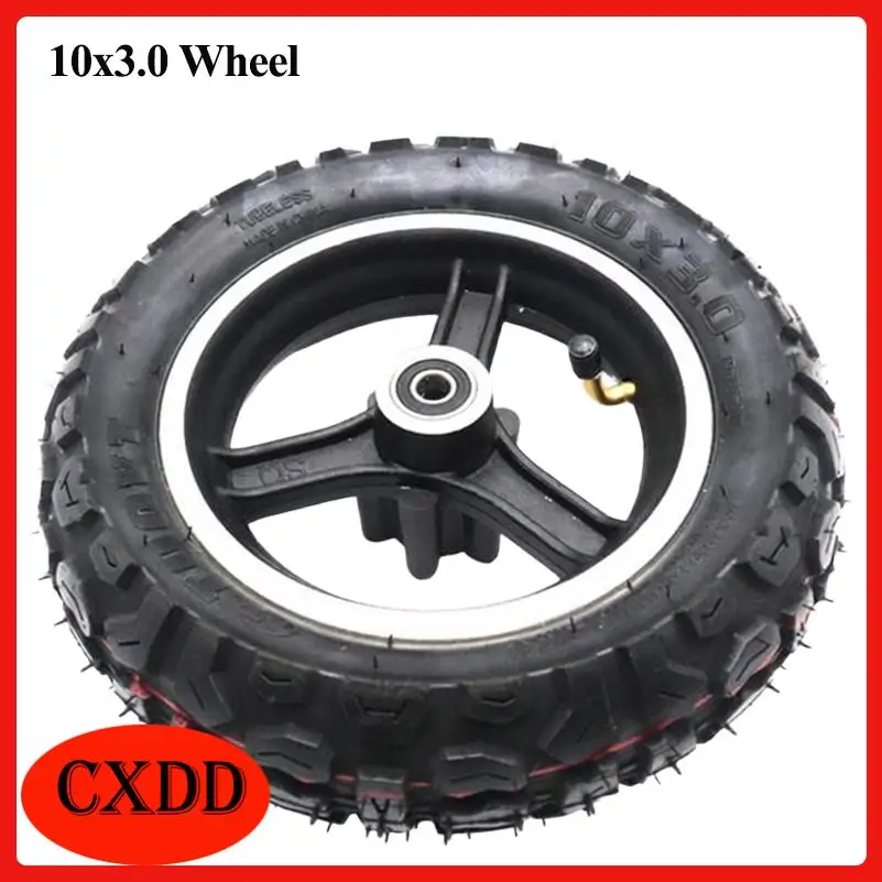 

10 Inch Front or Rear Wheel Tire 10X3.0 with Inner Tube and Brake Hub for KUGOO M4 Pro