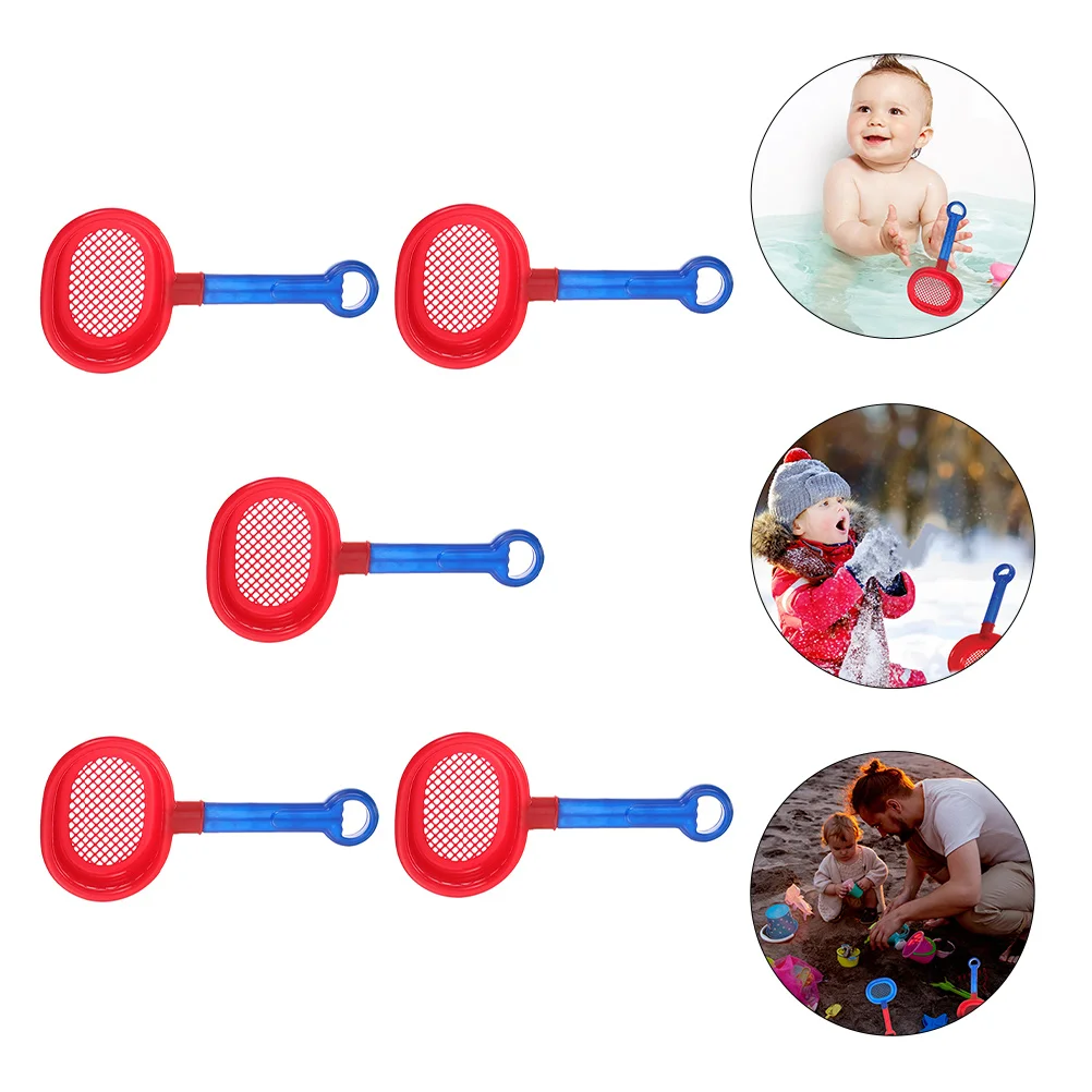 5 قطع من ألعاب رمل التربة على الشاطئ، ألعاب معاول بلاستيكية للأطفال