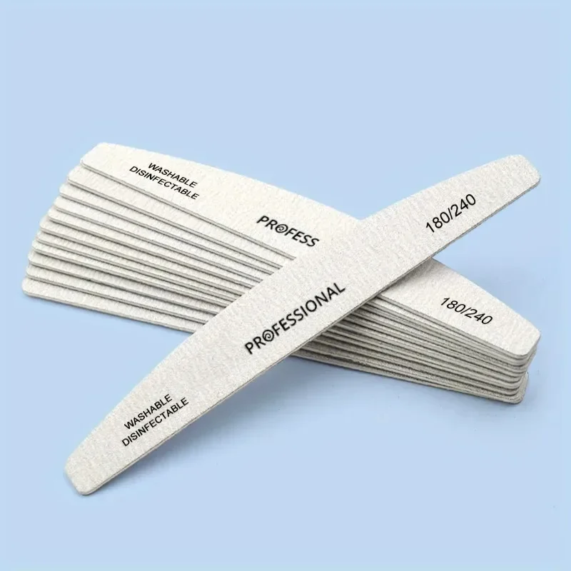 5個入りホットセールコンボパック：両面ネイルファイル5点セット |     月型と長方形のダイヤモンド模様のネイルグラインダー