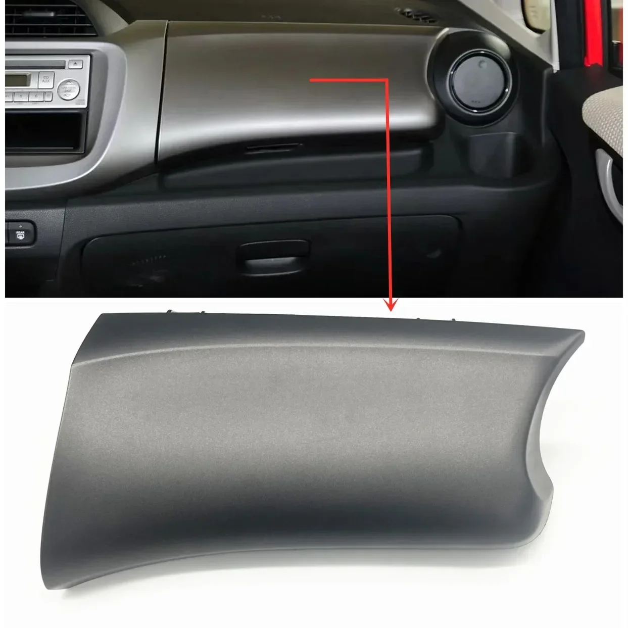 Applicable to the glove box upper cover of the second-generation Fit toolbox for 08-10-12-13 model years