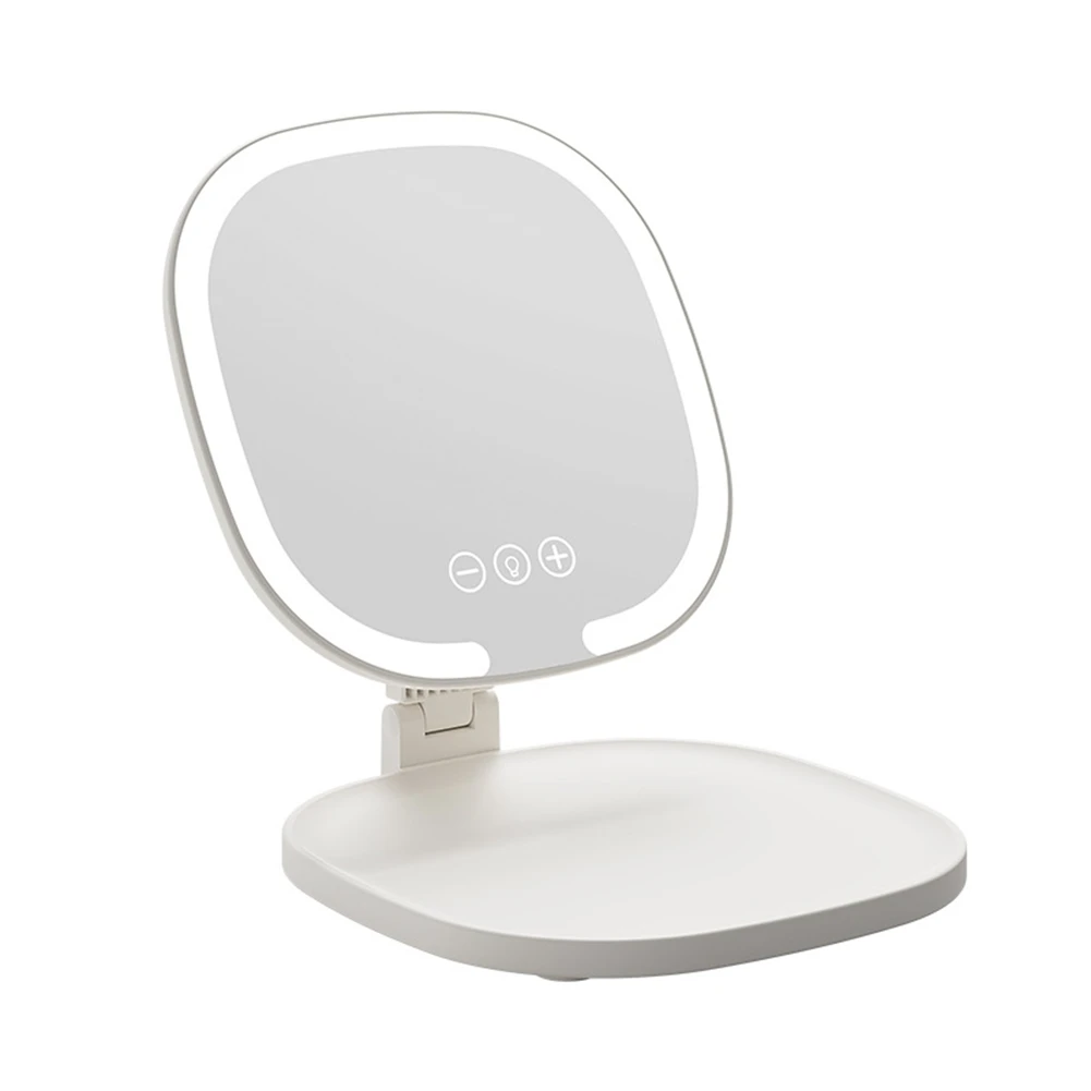 AA83 LED Makeup Mirror with Light, 1X/3X Magnification, Portable Foldable Travel Cosmetic Vanity Mirror, Ideal Gift for Women