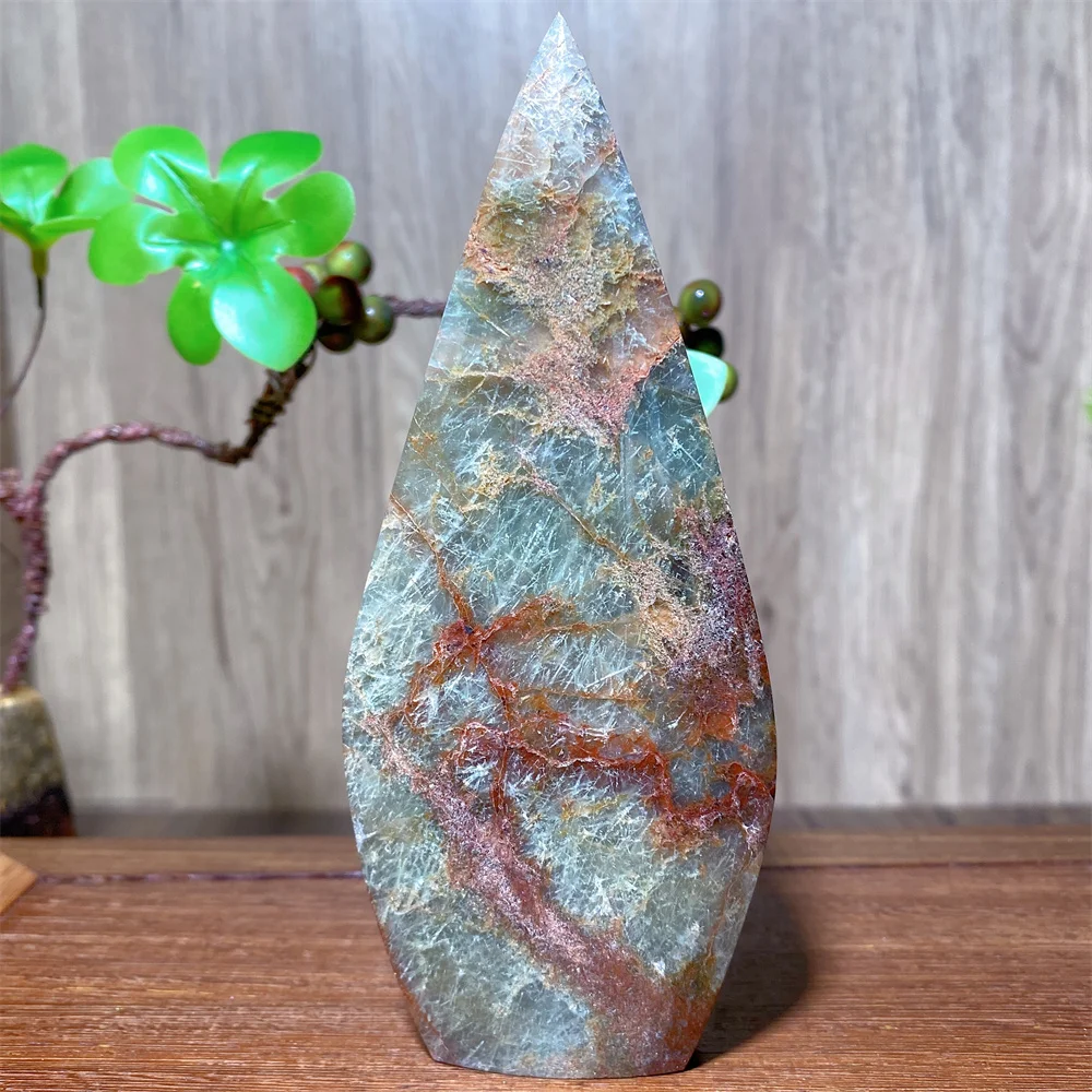 1pc Natural Crystal Silver Golden Rutile Stone Quartz Free Form Mineral Flame Spiritual Raw Rutile Reiki Healing Home Decoration