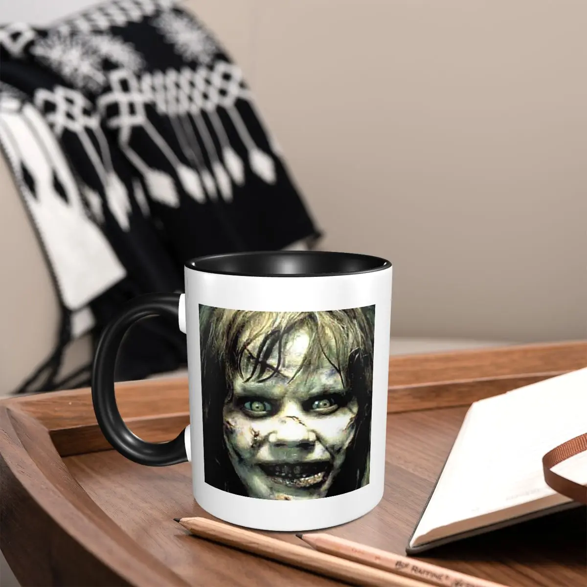 

Экзорцист фильм ужасов кружка забавные керамические кофейные чашки чайные кружки чашка для молока посуда для напитков подарки для друзей