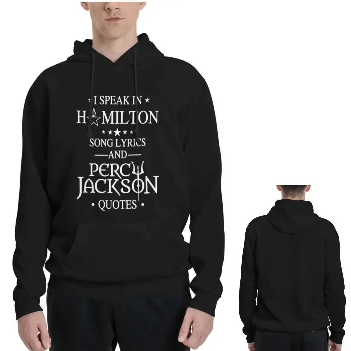 I Speak In Hamilton Song Lyrics And Percy Jackson Quotes Hoodies Men Women Pullover Sweatshirt Long Sleeve Hooded Autumn Winter