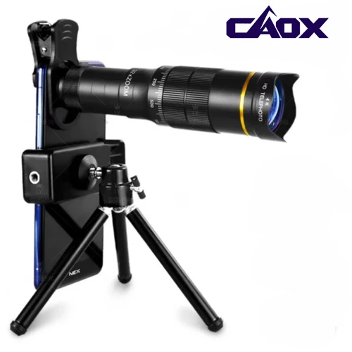 Imagen 1 del producto Telescopio Monocular Profesional CAOX 32x para Conciertos, Lente de Cámara para Teléfono con Zoom HD, Apto para Campamentos y Conciertos