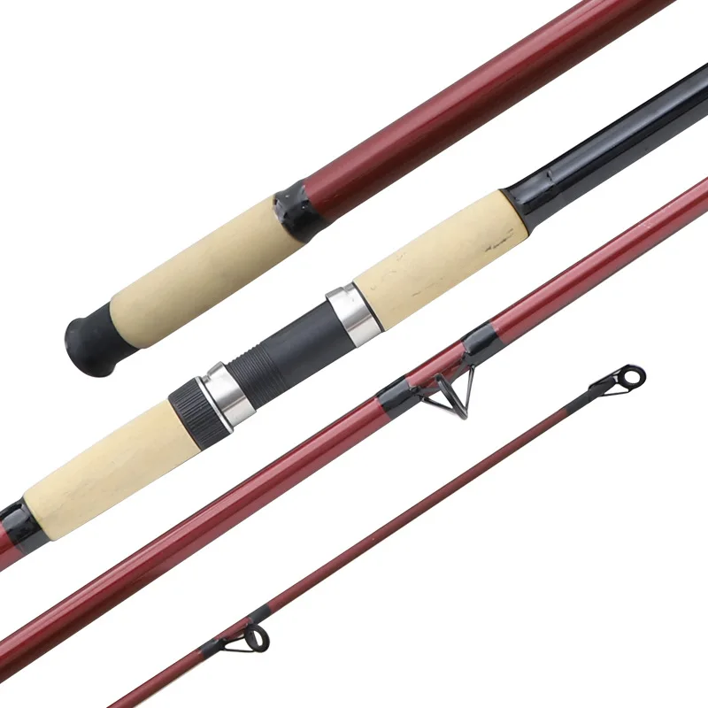 

Long Casting Surf Fishing Rod Beach 2.1m 3.6m 3.9m Super Hard 2 Sections FRP Sea Fishing Rod