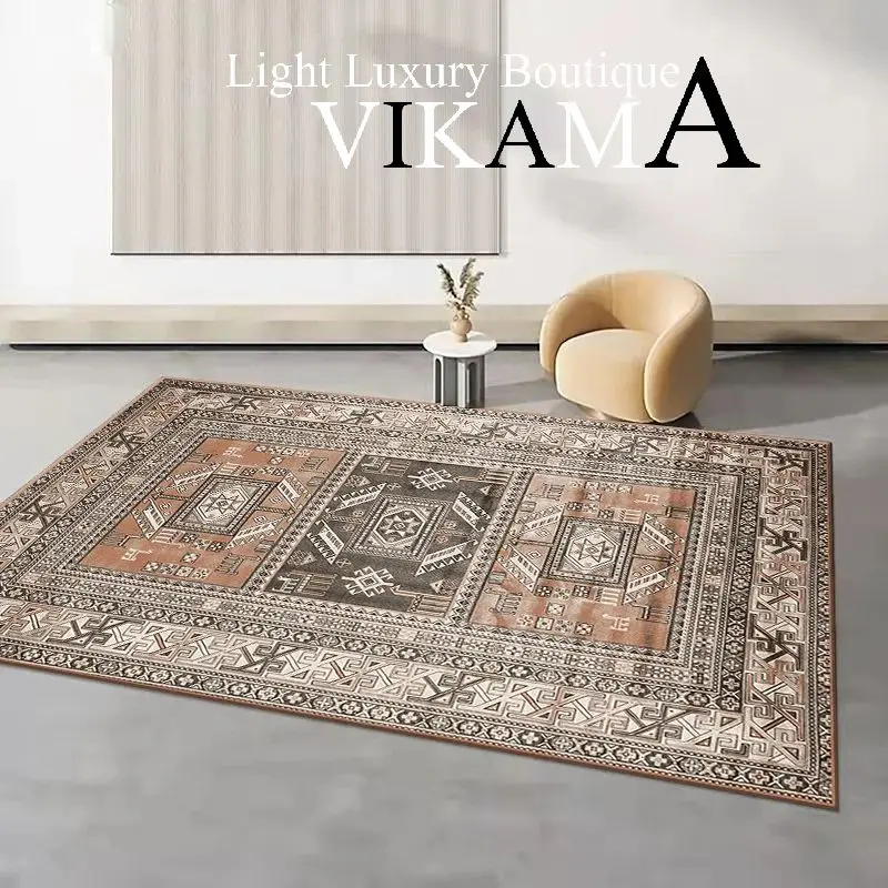 

Декоративный моющийся ковер VIKAMA из искусственного кашемира в богемном стиле для украшения дома, гостиной, спальни