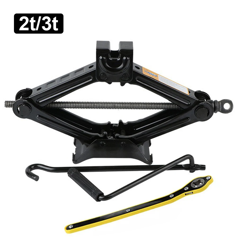 

2/3 Ton Capacity Universal Car Jack Kit Scissor Jack Vehicle Scissor Lift Jacks Heavy Duty Tire Changing Kit for Car Sedans MPV