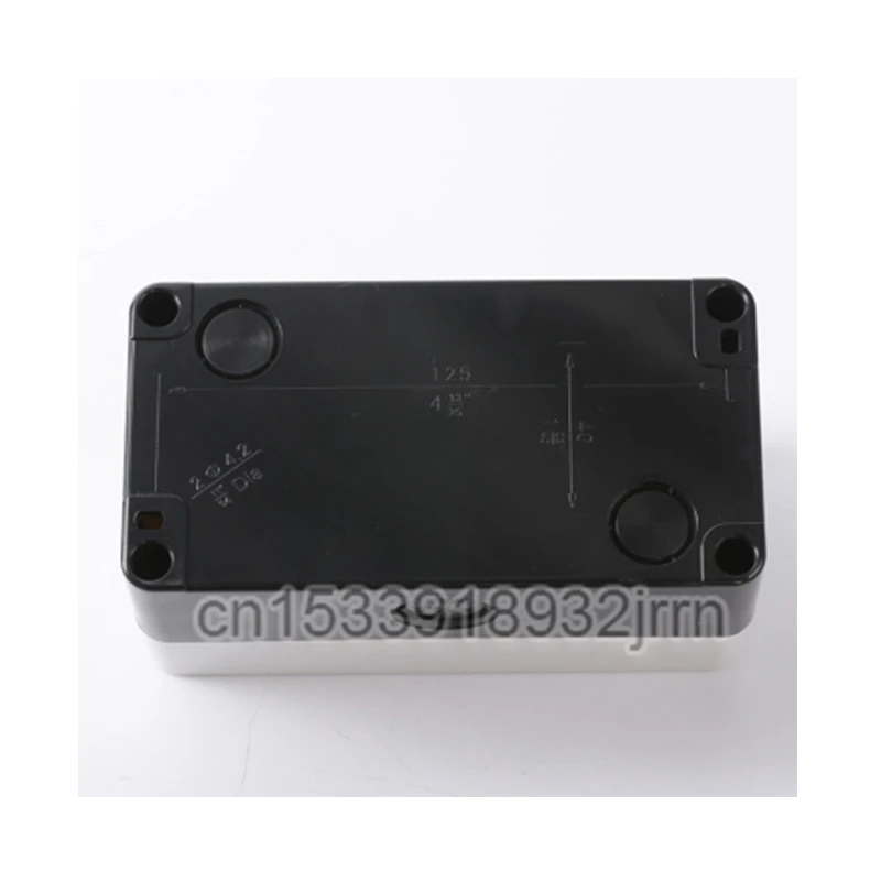 1Pcs 22mm Waterproof Button Switch Control Box 1/2/3/4/5 Hole Industrial Indicator Box White Yellow