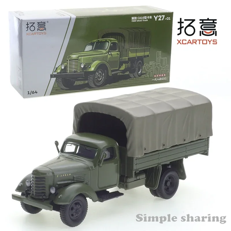 XCARTOYS 1/64 Liberation Transport Truck Vehicle Automotive Metal Alloy Diecast Car Model Boys Toy Gift Decorations Personnel