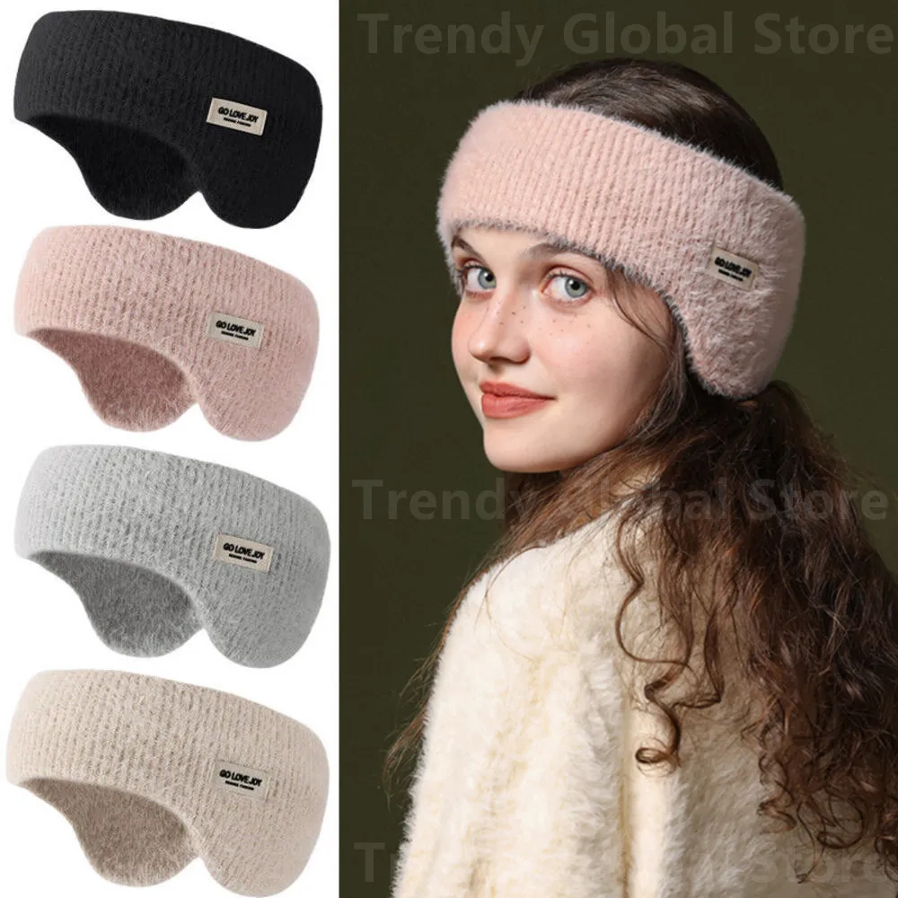 

Winter Ear Warmer Earmuffs Headband Cute Hair Bands Outdoor Skiing Sport Thick Hairband For Women Men Headscarf Hair Accessories