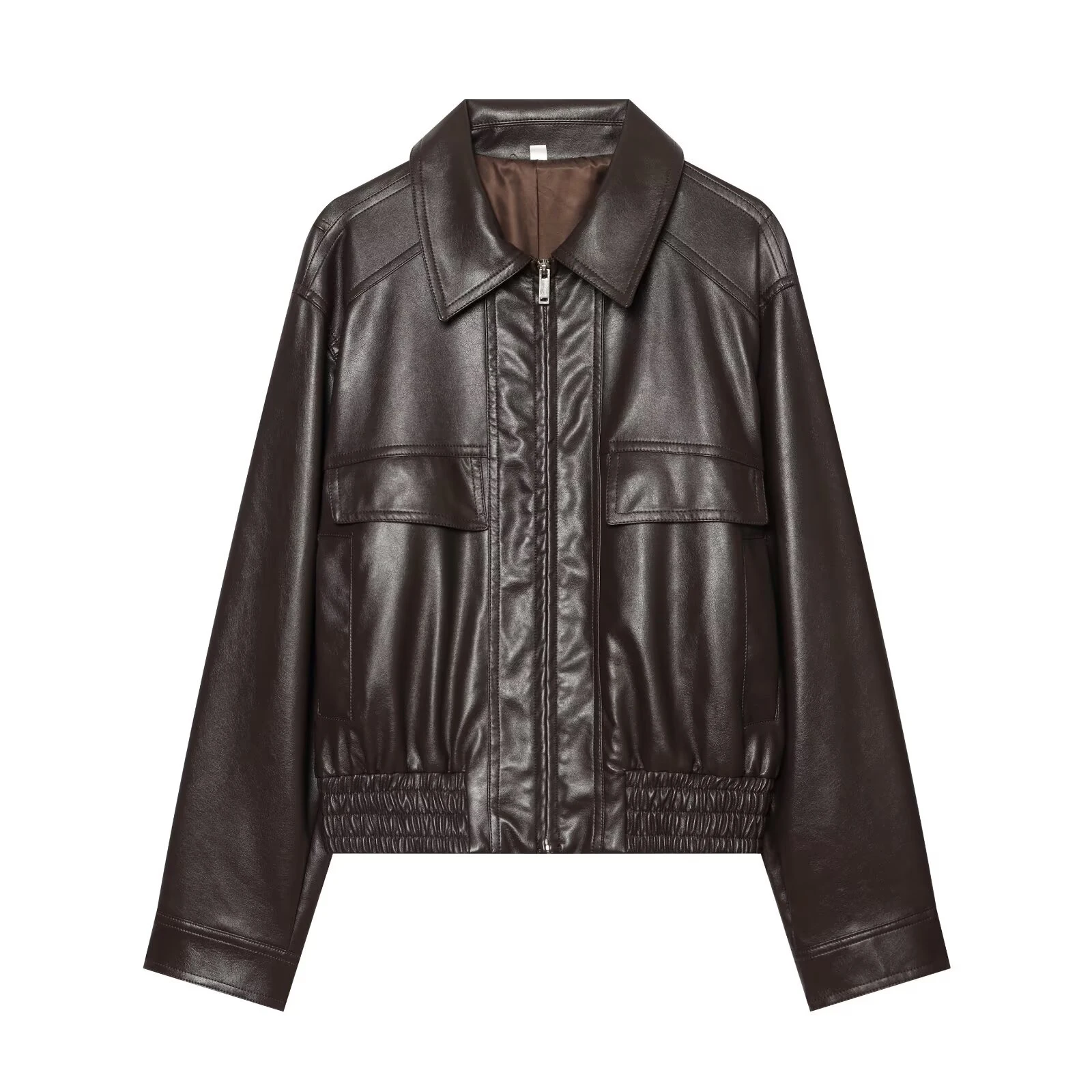 European and American style 2026 autumn new women's commuting versatile long sleeved coat with a large silhouette coating