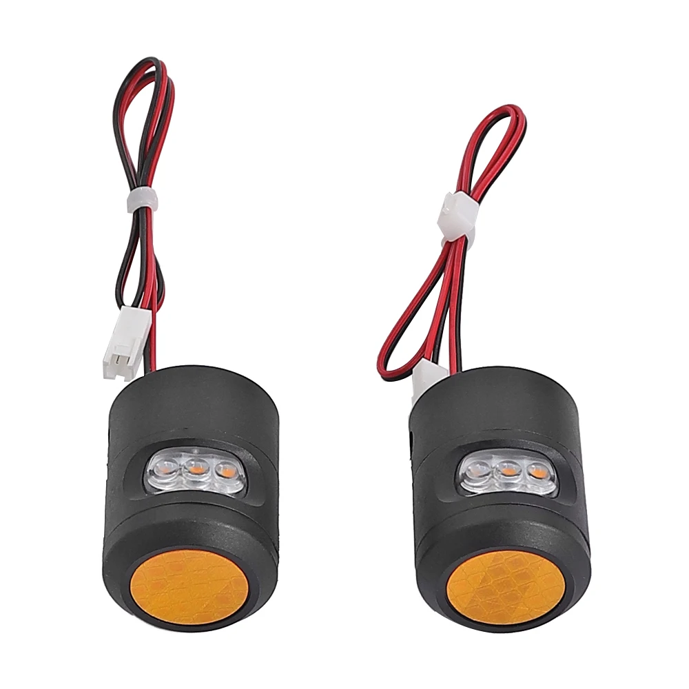 بدوره إشارة سكوتر كهربائي LED اليسار/اليمين تحول مصباح إشارة استبدال لملحقات قطع غيار سكوتر كهربائي