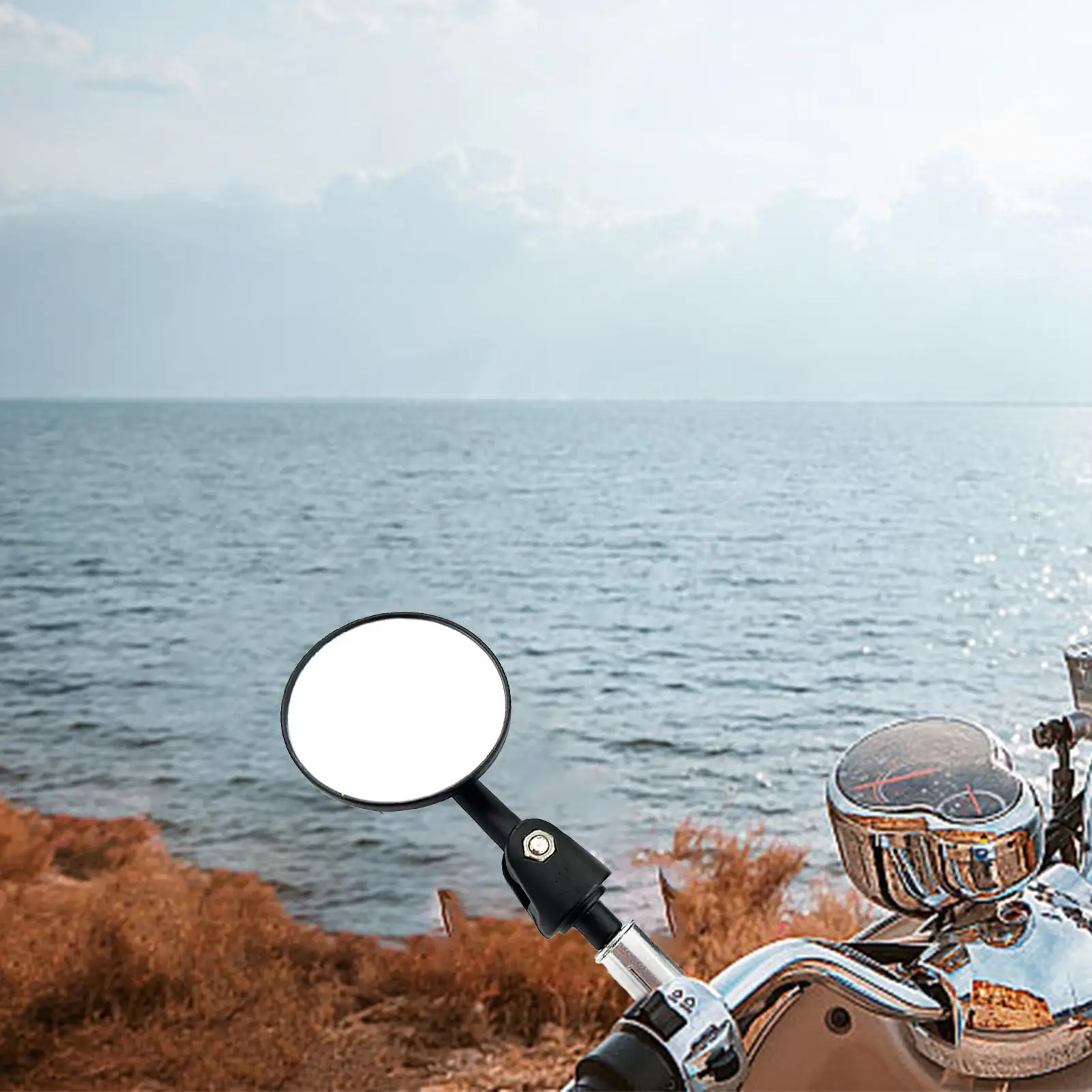 

Зеркала для скутера, регулируемые на 360 градусов, круглые выпуклые сменные зеркала для мотоциклов из 2 предметов, для езды на велосипеде