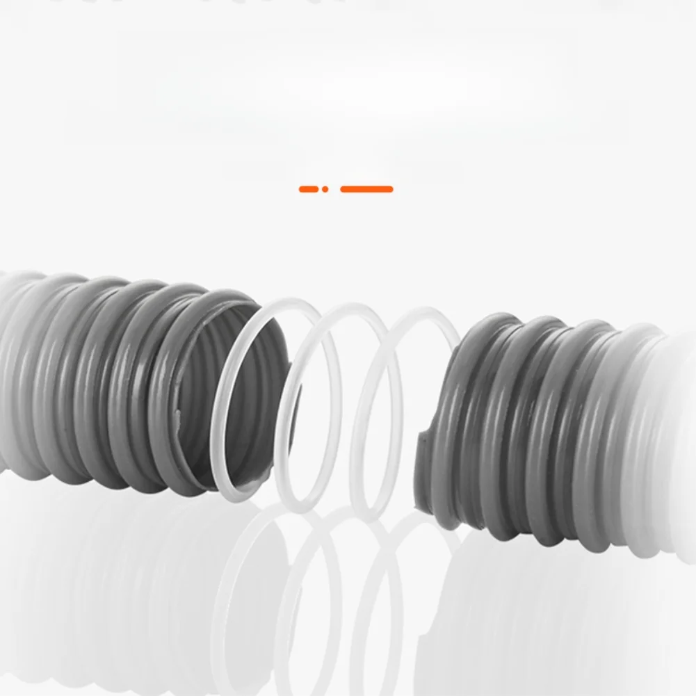 Anti-Odor Sink Drain Pipe 70cm Flexible Hose with Clamp and Sealing Ring for Effective Bathroom and Kitchen Drainage Maintenance