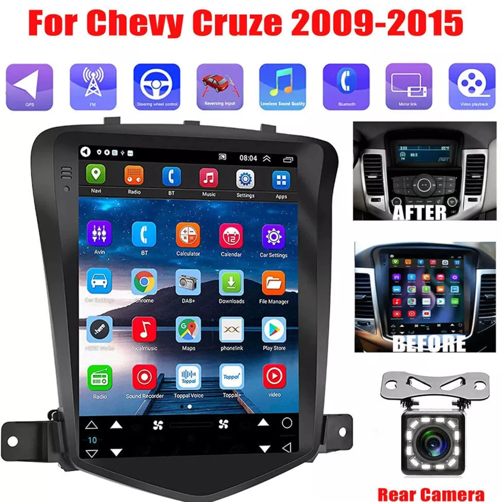 

Car Radio Multimedia Video For Chevrolet Cruze J300 2009 - 2015 2din Android 14 Player GPS CarPlay Auto 2 din Car Screen Stereo