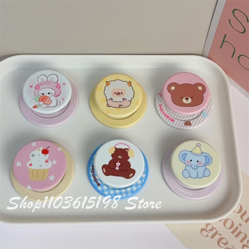 

Корейский милый мультяшный магнитный держатель для телефона Griptok Grip Tok, подставка для телефона, поддержка iPhone 15, аксессуары Magsafe Smart Tok