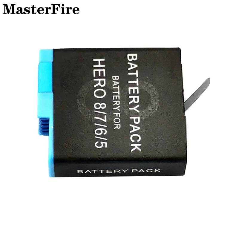 GoPro ゴープロ 8 黒 AHDBT-801 1220mah バッテリー GoPro ヒーロー 8 ヒーロー 7 ヒーロー 6 ヒーロー 5 電池アクションカメラアクセサリー