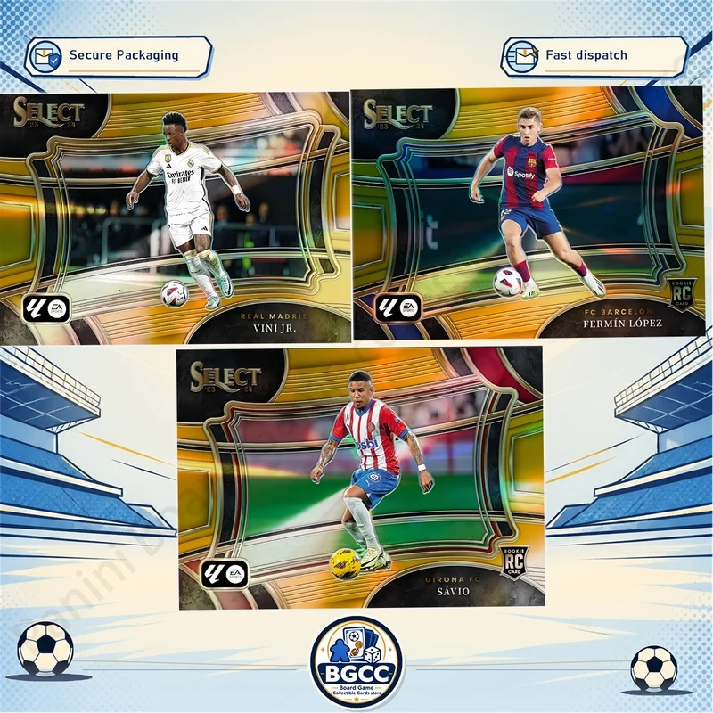 DIY Panini Homemade Football signature collection card FIFA World Cup Vinicius Mbappe Messi Ronaldo Yamal Tri-Color Prizm series