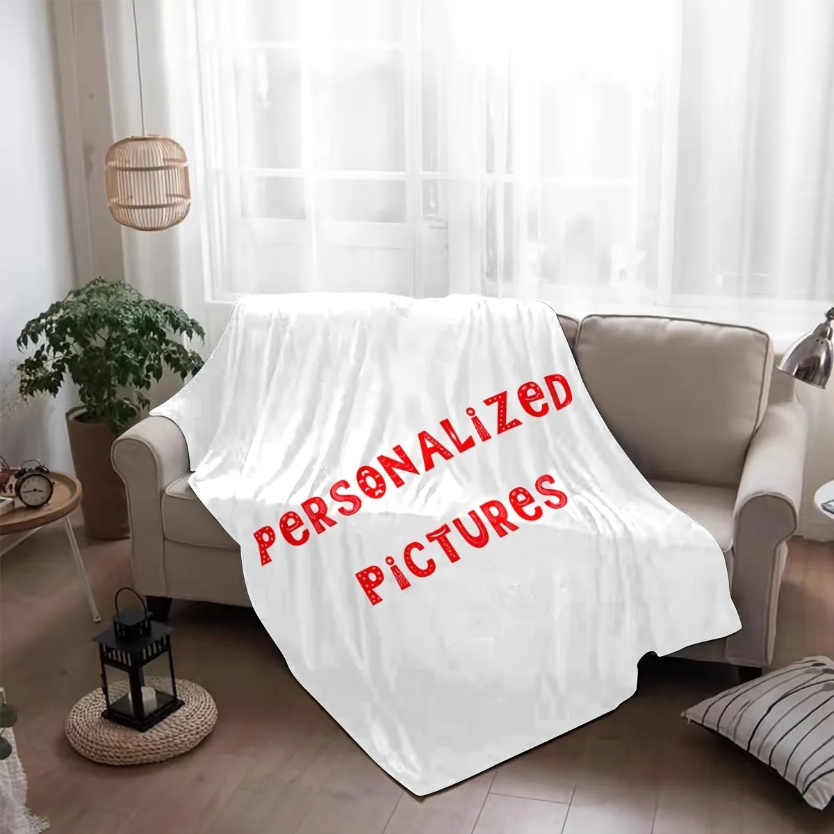 1pc custom photo personalized flannel blanket, photo fleece blanket made from your picture, sofa throw, Christmas