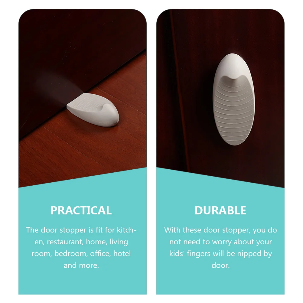 

2Pcs Door Stopper Wedge for Home Safe Non-Slip Door Holder Ideal for Protection in Bedroom Living Room Kitchen Entrance