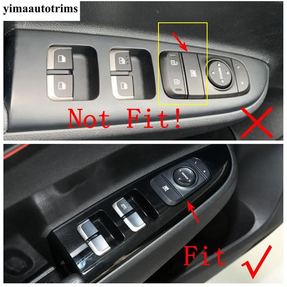 For Kia Rio 4 X-line 2017-2020 Dashboard Front / Side Air AC Outlet Vent Panel Cover Trim Stainless Steel Accessories Interior