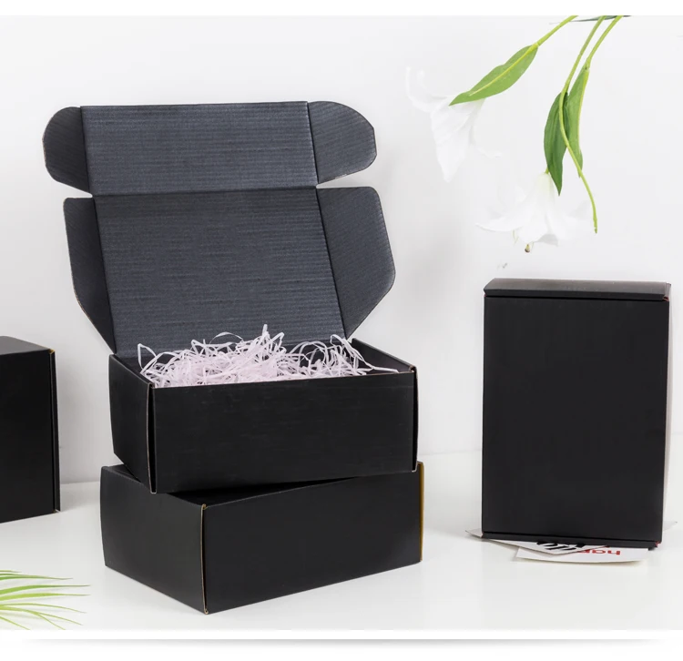 Hard Cardboard Box For Packaging Waterproof Courier Mailing Box Clothing Gift Party Boxes