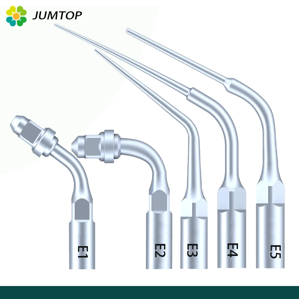 5pcs Dental Ultrasonic Scaler Tip Scaling Tip Periodontics Endodontics Fit EMS Woodpecker SATELEC DTE NSK